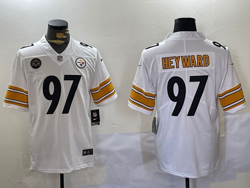 Men Pittsburgh Steelers #97 Heyward 2024 Nike Limited NFL Jersey style 2->minnesota vikings->NFL Jersey